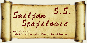 Smiljan Stojilović vizit kartica